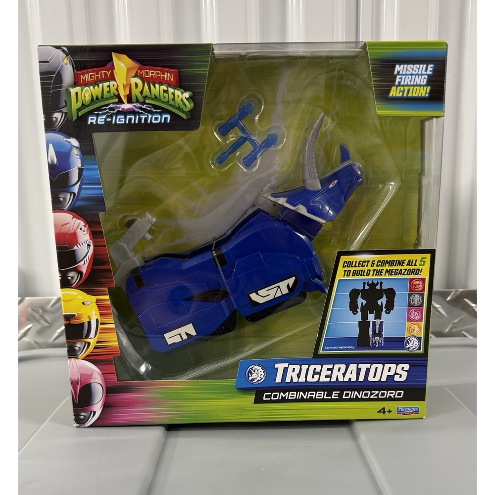 NIB Mighty Morphin Power Rangers: Re-Ignition - Triceratops Combinable Dinozord